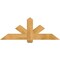 Ekena Millwork Kennewick Rough Sawn Timber Gable Bracket, Western Red Cedar, 60"W x 22"H x 2"D x 6"F, 9/12 Pitch GBW060X22X0206KEN00RWR - alternate 1